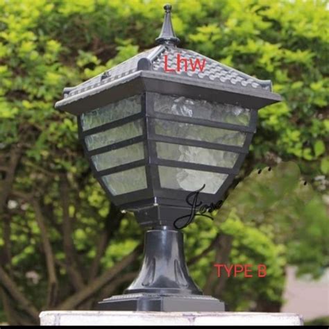 Jual Lampu Hias Pilar Klasik 1201 Outdoor Indoor Dekorasi Teras Pagar