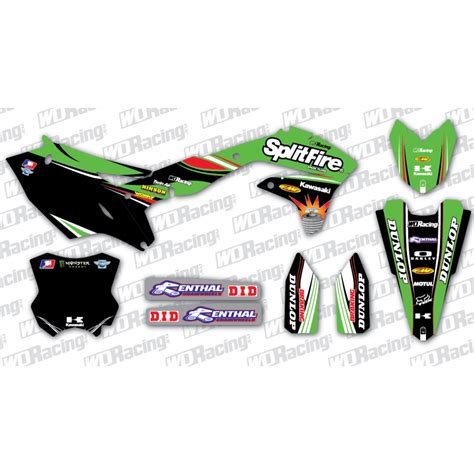 Graphics Kit Kawasaki Splitfire