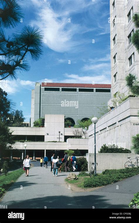 United States, California: Berkeley University, Campus Buildings In ...