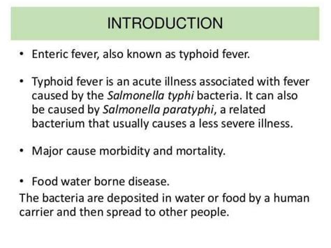 Solution Typhoid Fever Enteric Fever Notes How Do People Get Typhoid Fever What Is The