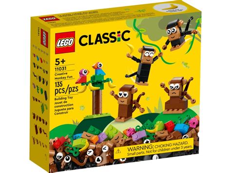 LEGO Classic 2023: Affen Kreativ-Bauset (11031) als erste Neuheit