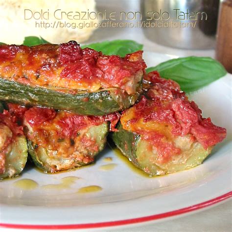 Zucchine Ripiene Di Carne Al Pomodoro Ricetta Facile