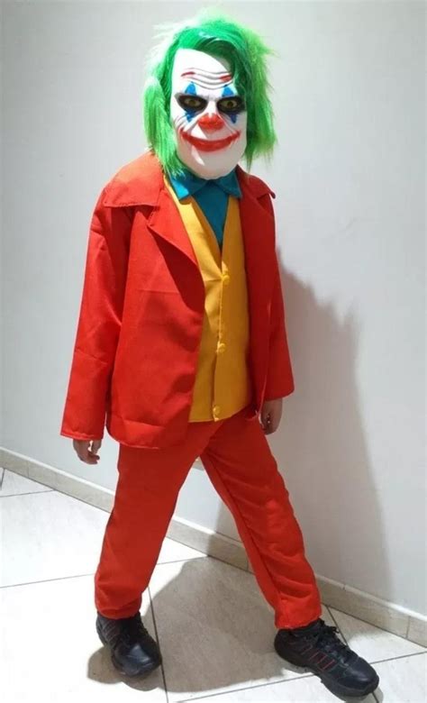 Disfraz Guason Wason Joker Niños Talla 4 Hasta 16 Halloween | Mercado Libre