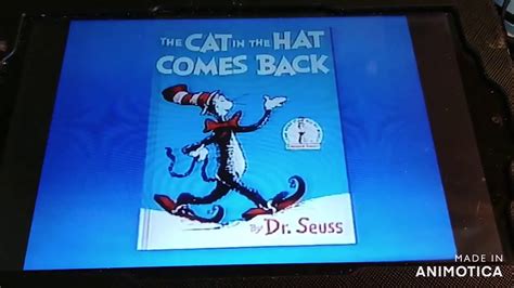 Opening And Closing To Dr Seuss The Cat In The Hat Comes Back Vhs