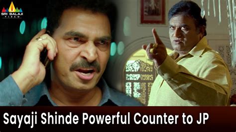 Sayaji Shinde Powerful Counter To Jaya Prakash Reddy Krishna Ravi