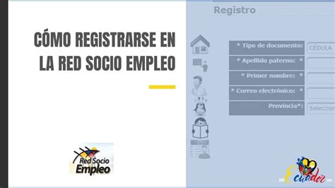 Registrarte En La Red Socio Empleo De Ecuador C Mo Hacerlo