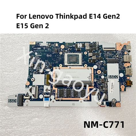 NM C771 For Lenovo Thinkpad E14 Gen2 E15 Gen 2 Laptop Motherboard With