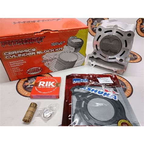 Pitsbike BLOCK Ceramic Bore Kit For Sniper 150 135 Shopee Philippines