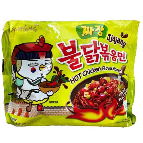 Samyang Hot Chicken Flavour Ramen Jjajang Korean Black Bean 140 G P Fetch N Buy