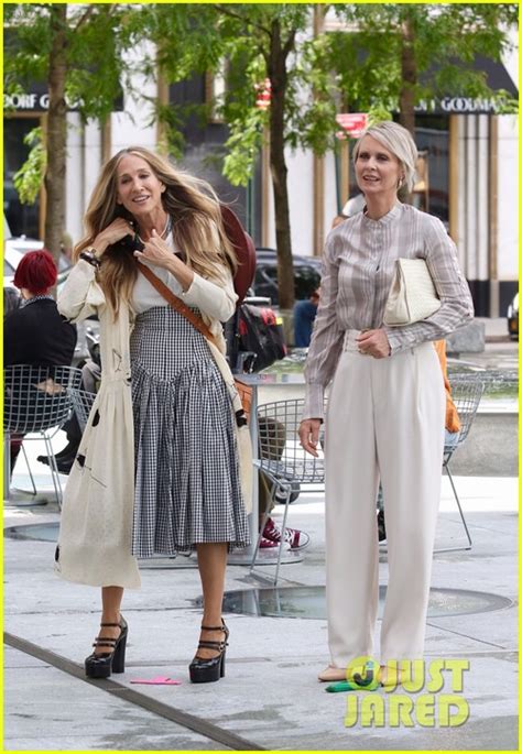 Sarah Jessica Parker And Cynthia Nixon Film First Scenes For Sex And The