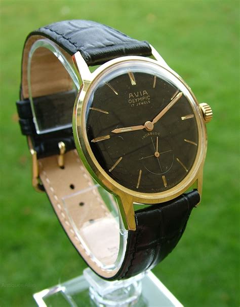 Antiques Atlas A Gents 1960s Avia Olympic Wrist Watch