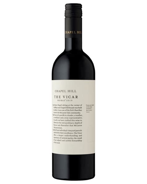 Buy Chapel Hill The Vicar Mclaren Vale Shiraz 2019 Online Low Prices