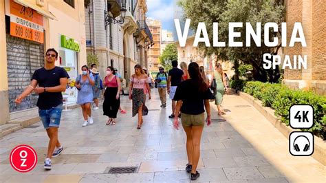 Valencia Spain K Walking In The Beautiful Streets Youtube