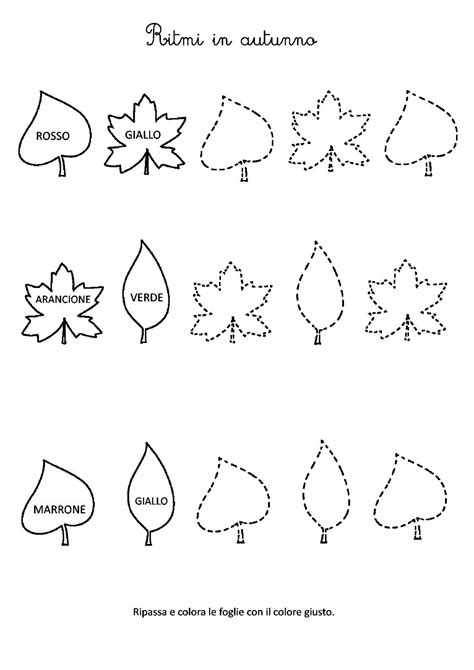 La Maestra Linda Le Foglie In Autunno Attivit Autunnali Le Idee