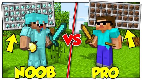 Noob Ricco Contro Pro Povero Minecraft Ita Youtube