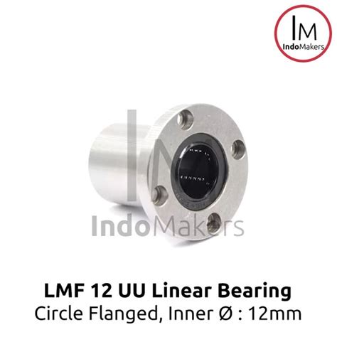 Jual Lmf Uu Lmf Uu Linear Motion Round Flange Bearing Di Lapak