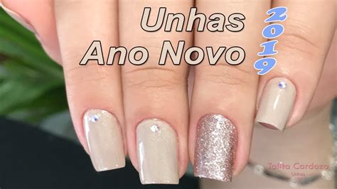 Unhas Decoradas Para Ano Novo Simples Youtube