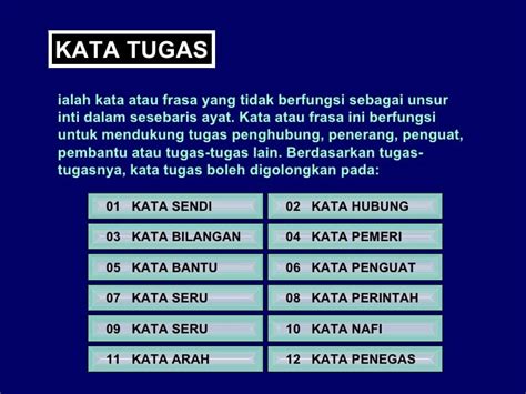 Kata Tugas Pengertian Jenis Dan Contohnya Dalam Kalimat Lengkap