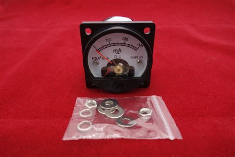 Pc Dc Ma Analog Ammeter Panel Current Me Grandado