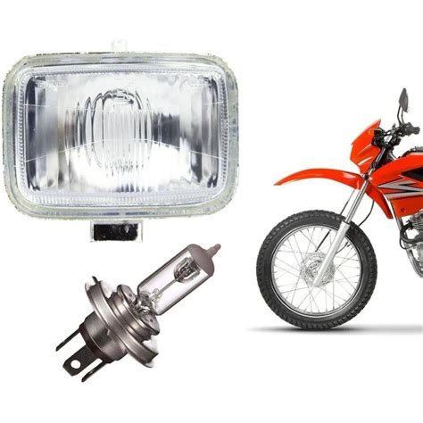 Farol Bloco Otico Xr 200 Xlr 125 Tornado Modelo Original Plasmoto