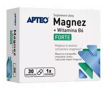 Synoptis Pharma Magnez Forte Z Wit B Kapsu Ek Allegro Pl