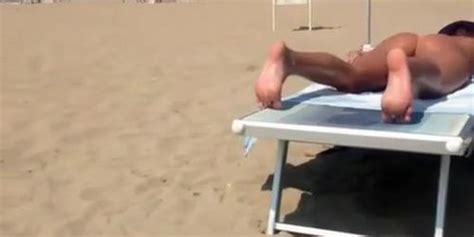 Round Ass Woman In Orange Bikini Tnaflix