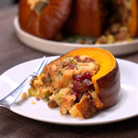 Roasted Stuffed Pumpkin Recipe And Video Tiphero