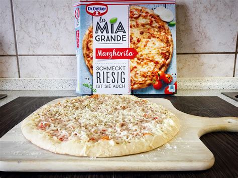 La Mia Grande Margherita Pizza Produkttest Dr Oetker Tiefk Hlpizza