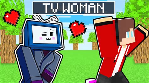 Tv Woman Has A Crush On Maizen In Minecraft Parody Story Jj And