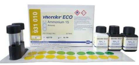 Macherey Nagel Visocolor Eco Ammonium Test Kit Instructions