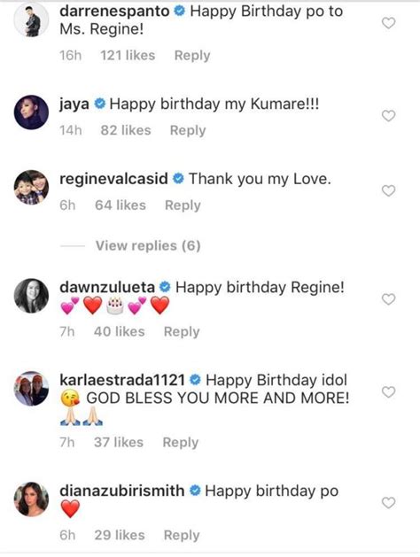 Ogie Alcasid S Birthday Wish To Regine Velasquez Inquirer Entertainment