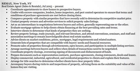 Real Estate Resume Free Samples Examples Format Resume