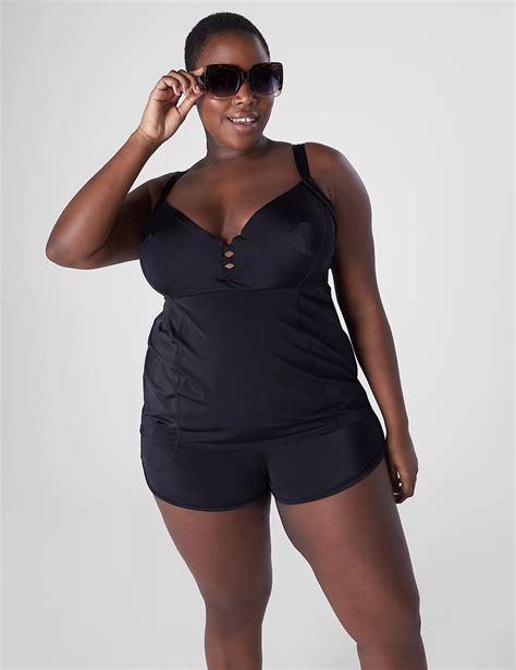 Livi Swim Underwire Balconette Tankini Lanebryant