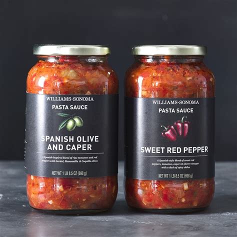 Williams Sonoma Gourmet Pasta Sauce Spanish Olive And Caper Williams Sonoma