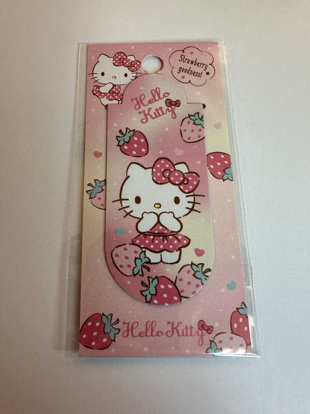 Sanrio 2022 Hello Kitty Deadstock Magnetic Bookmark Kawaiipaperdream