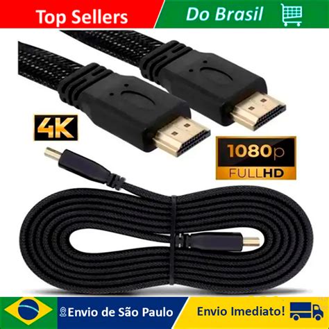 Cabo Hdmi K Ultra Hd Alta Velocidade Ideal Para Video Games