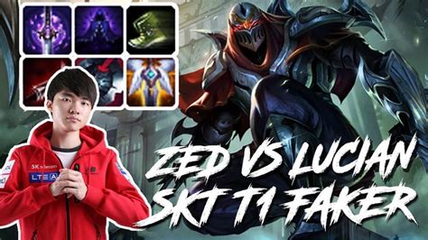 SKT T1 FAKER ZED VS LUCIAN MID FULL STREAM GAMEPLAY 7 22 League Of Le