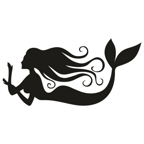 Mermaid Girl Svg Mermaid Girl Vector Files Mermaid Svg Cut Files