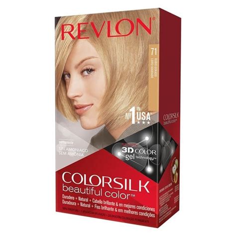 Revlon Kit De Coloracion Colorsilk 71 Rubio Dorado Revlon Tinturas