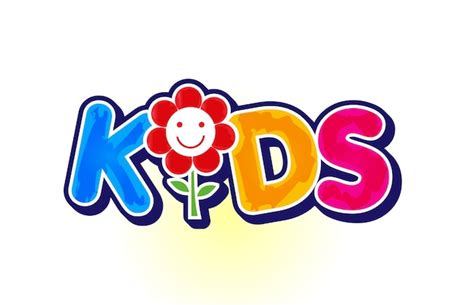 kids logo template vectors illustrations