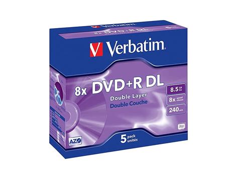 Verbatim Dvd R Doble Layer Gb X Jewel Case Worten Pt