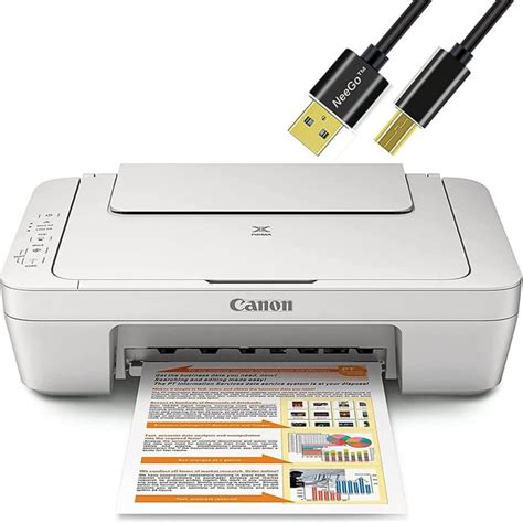 Canon Pixma Mg2522 All In One Color Inkjet Printer With Usb Cable By