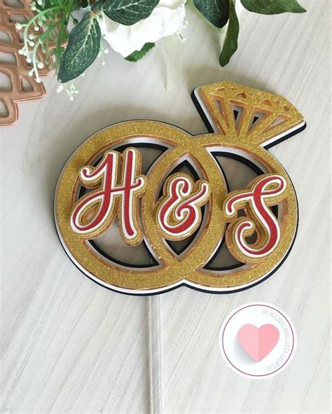 Pin By Detallitosrosmy On Topper Aniversario Diy Cake Topper