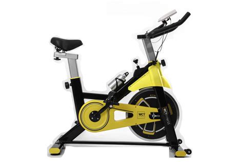 Bicicleta Spinning Roda De In Rcia De Kg Preto Amarelo Wct Fitness