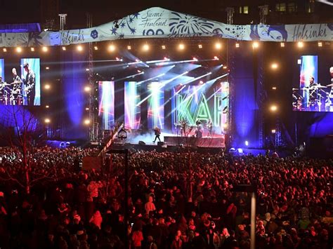 In Helsinki, New Year's Eve festivities kicked off the centenary year ...