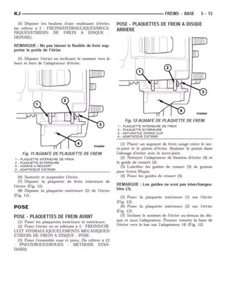 Manuel Atelier Entretien R Paration Technique Jeep Cherokee Liberty