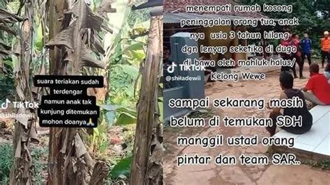 Viral Misteri Bocah Tahun Hilang Di Subang Terdengar Suaranya Namun