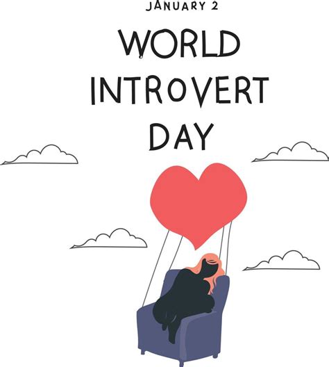 World Introvert Day Vector Illustration Vector Art At Vecteezy