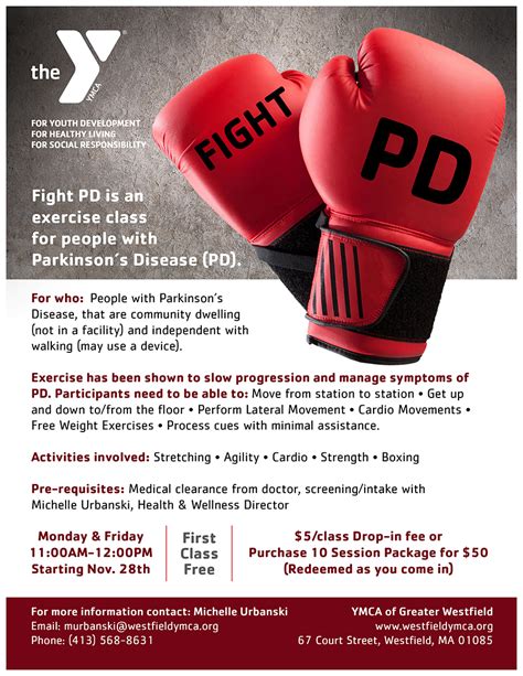 Fight Parkinson S With Our Y Ymca Of Greater Westfield