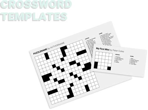 Crossword Templates Figma